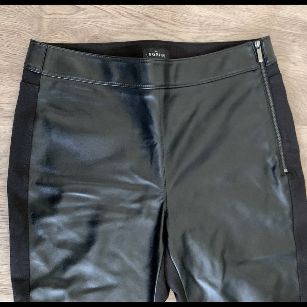 White House Black Market Faux Leather Legging Pant